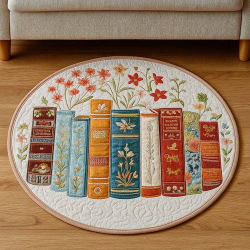 Fiction Escape Quilted Round Mat
