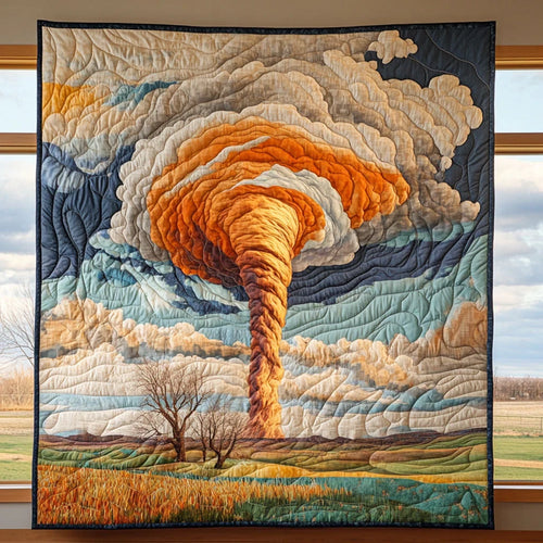 Field Tornado Quilt Blanket