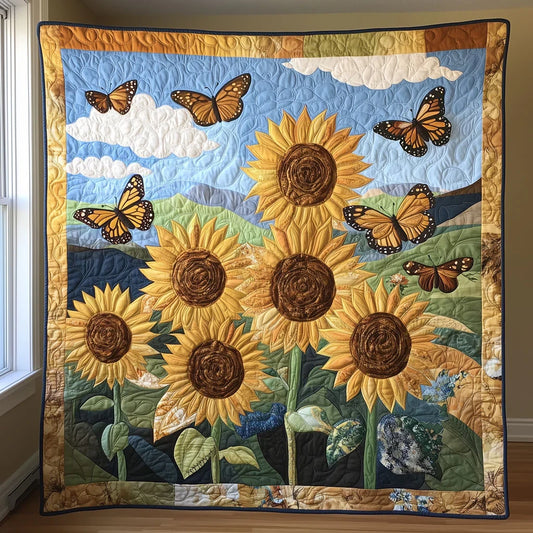 Fields Of Gold Quilt Blanket
