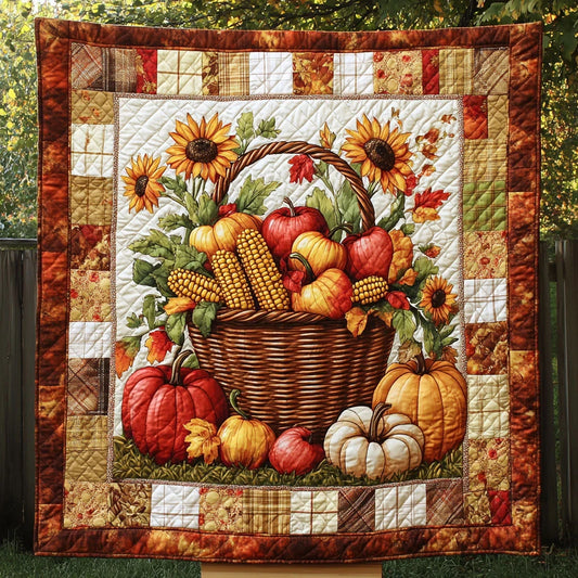 Fields Of Plenty Quilt Blanket