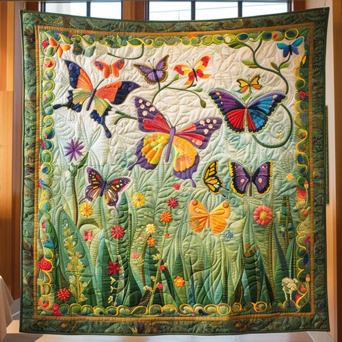 Fields Of Whispers Quilt Blanket