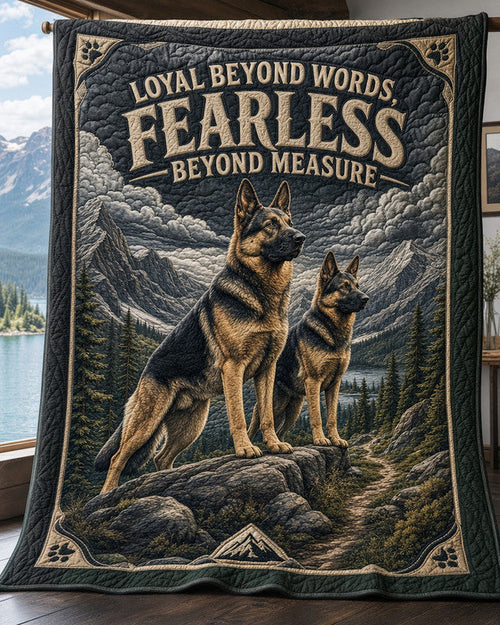 Fierce Guardian Quilt Blanket - Quilted Blanket by OtterMia