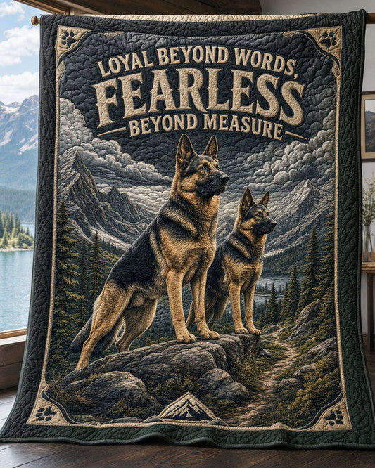 Fierce Guardian Quilt Blanket - Quilted Blanket by OtterMia