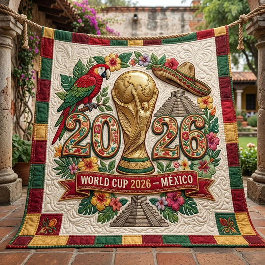 Fiesta World Cup 2026 Champion Quilt Blanket