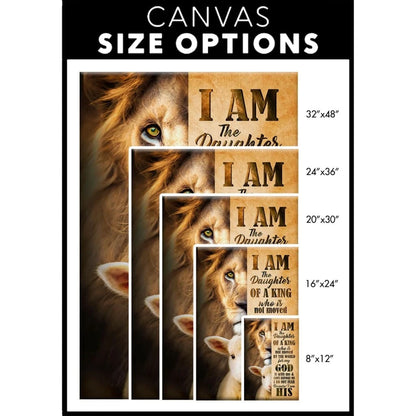 i am the daughter of a king canvas wall art (view 3)