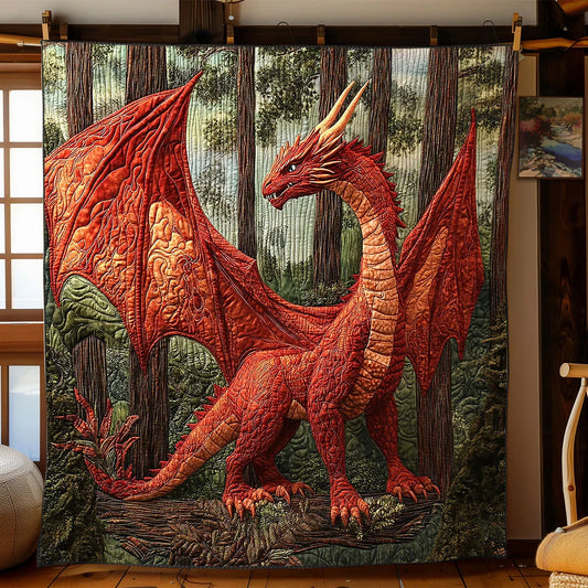 Fire Dragon Quilt.jpg Quilt Blanket