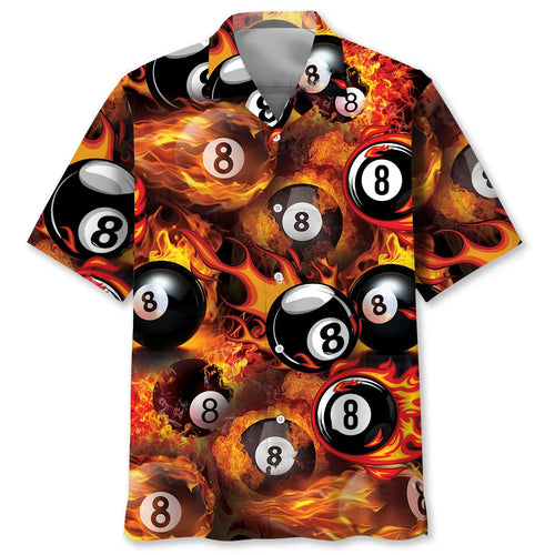 Fire Billiards Hawaiian Shirt