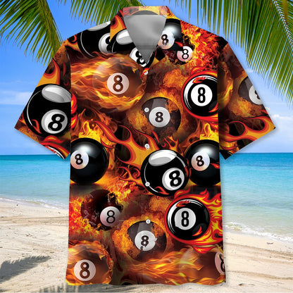 Fire Billiards Hawaiian Shirt