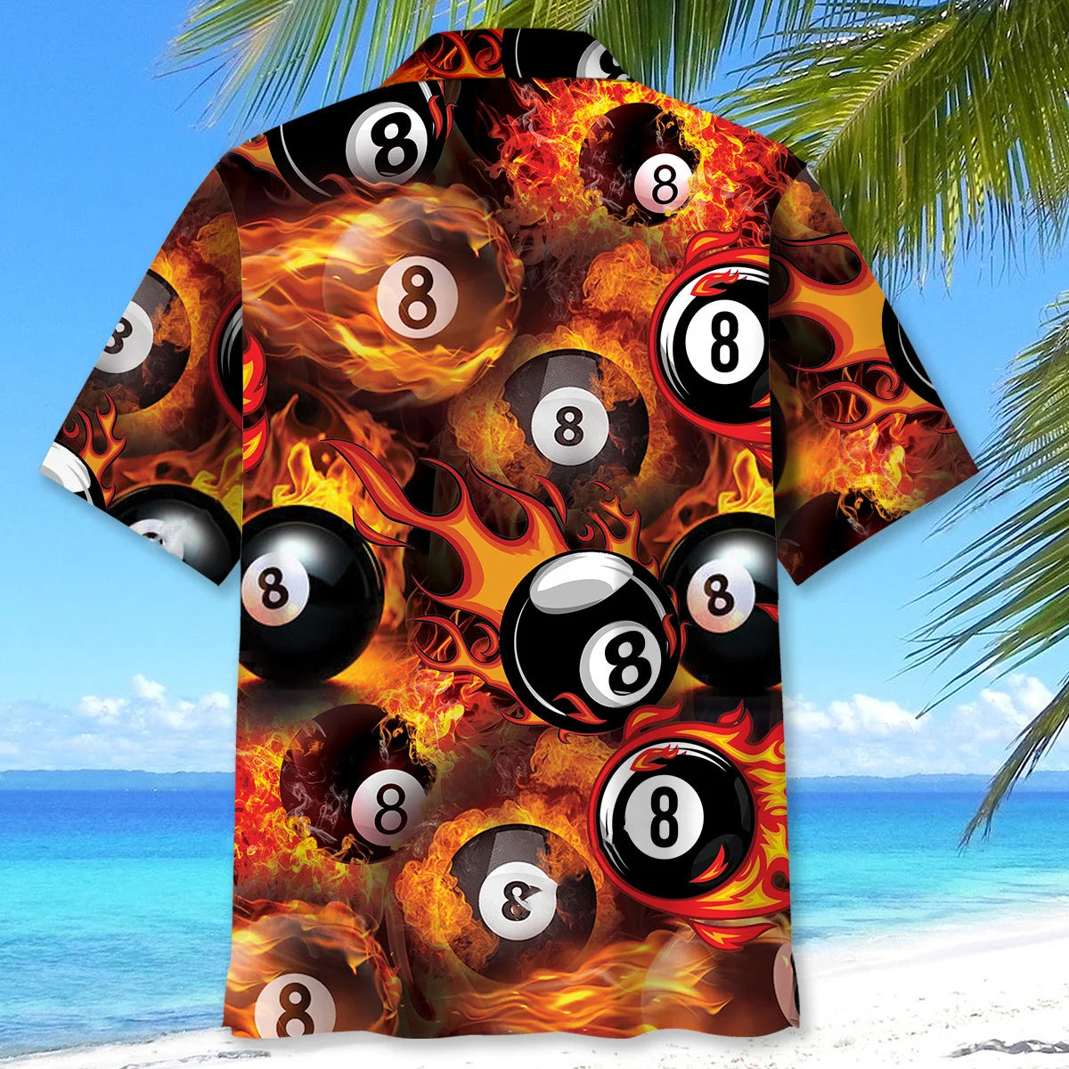 Fire Billiards Hawaiian Shirt