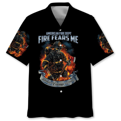 Fire Fears Me Hawaiian Shirt