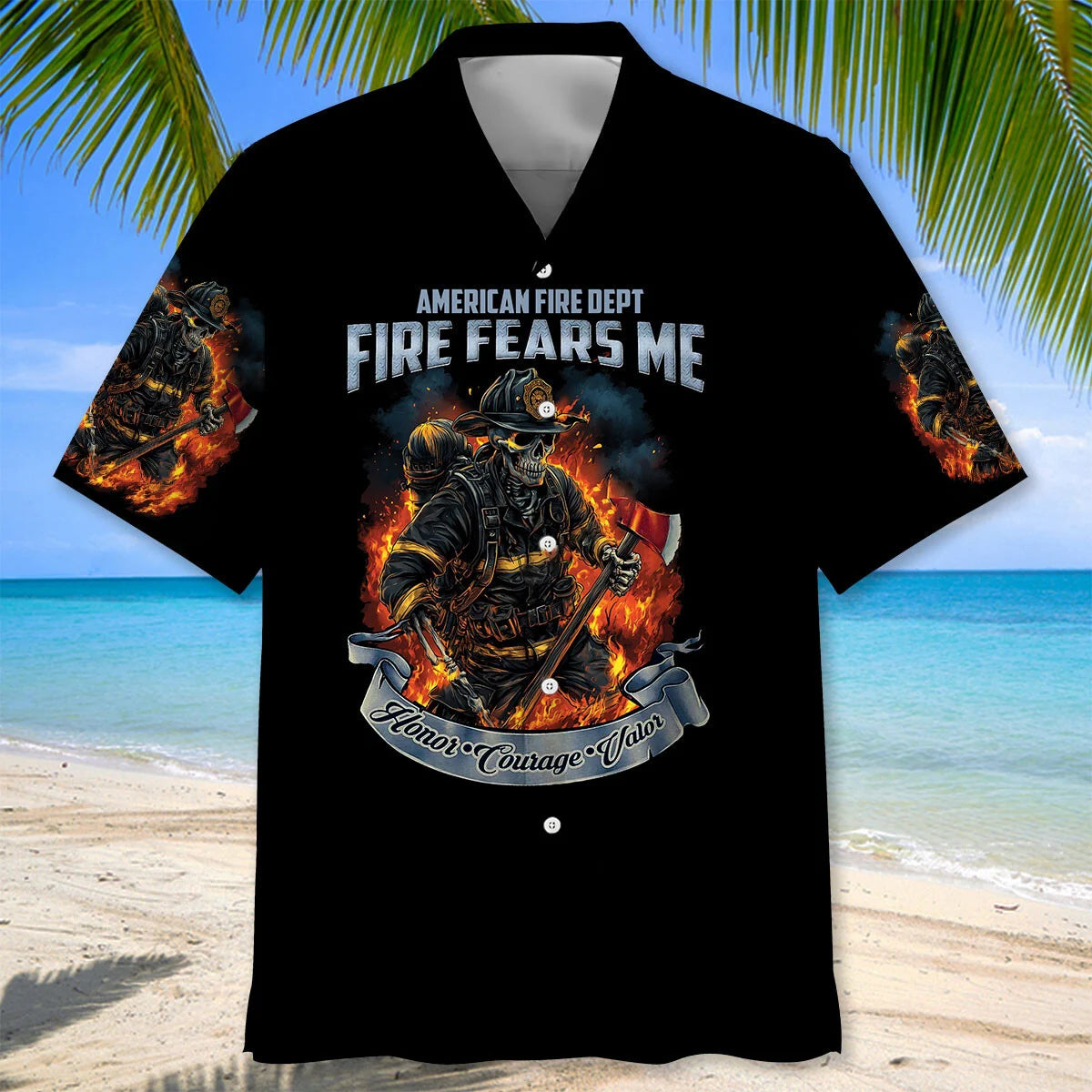 Fire Fears Me Hawaiian Shirt