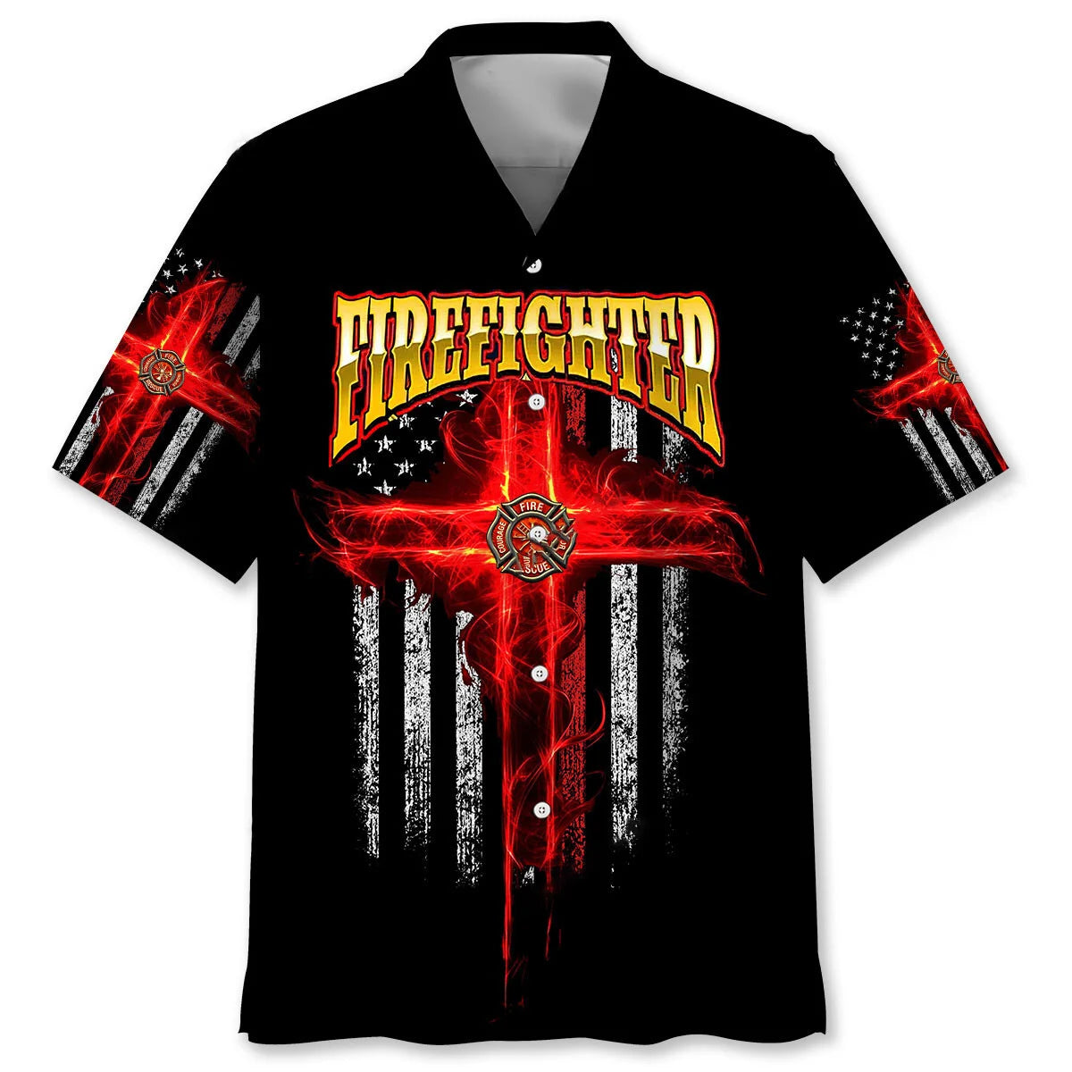 Firefighter Courage Hawaiian Shirt