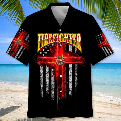 Firefighter Courage Hawaiian Shirt