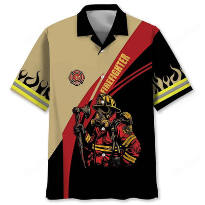 Firefighter is Awesome Hawaiian Shirt