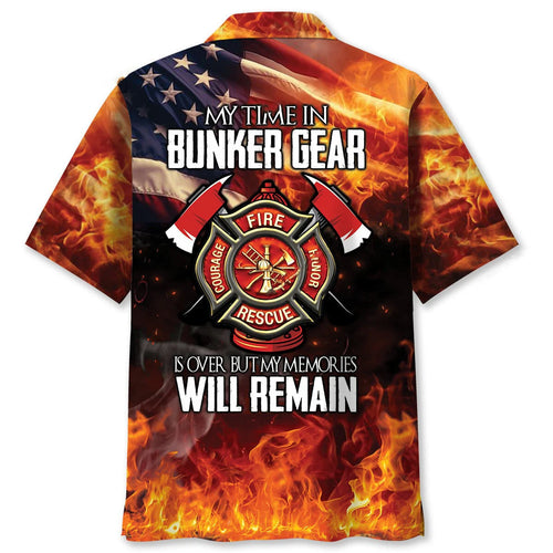 Firefighter Memories Hawaiian Shirt