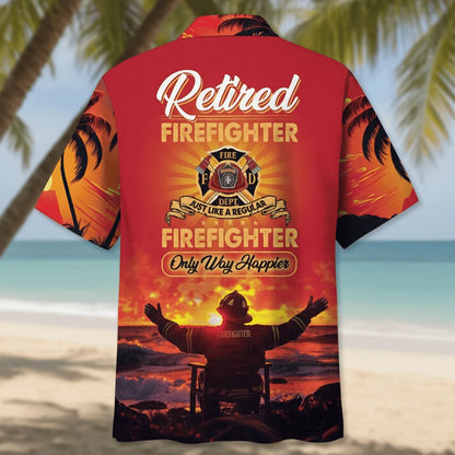 Firefighter Retirement Hawaiian Shirt