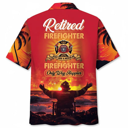 Firefighter Retirement Hawaiian Shirt