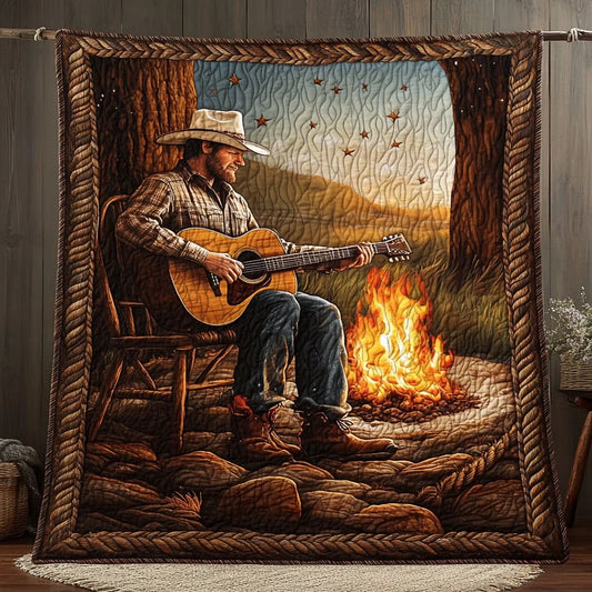Fireside Harmony Quilt Blanket