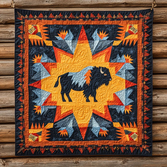 Firespirit Bison Quilt Blanket
