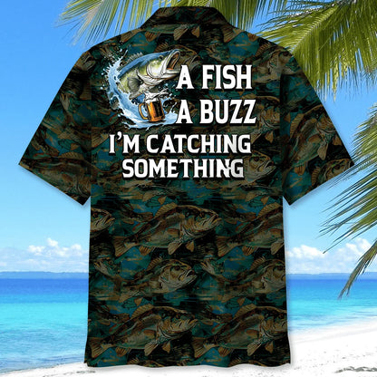 Fishing a Fish a Buzz Hawaiian Shirt