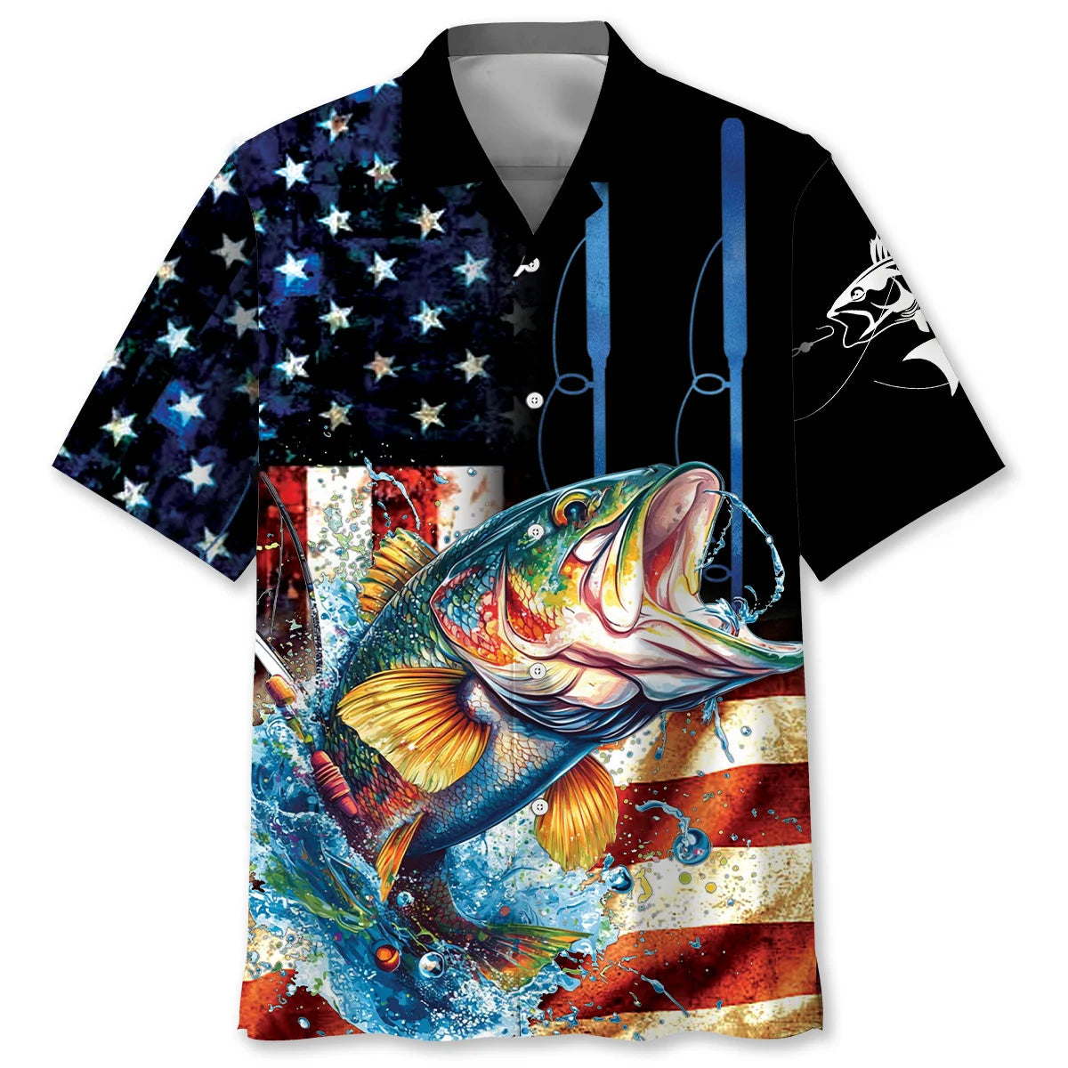 Fishing America Hawaiian Shirt