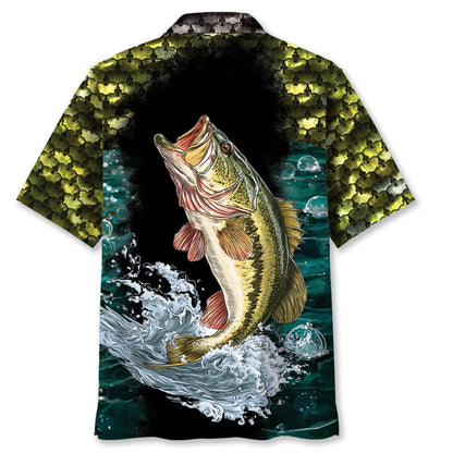 Fishing Largemouth Bass Fish Hawaiian Shirt