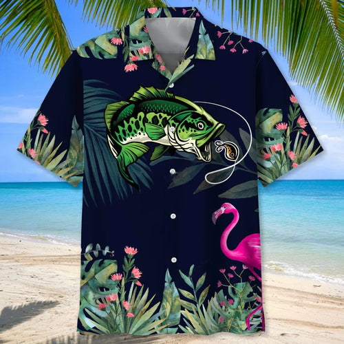Fishing Tropical Leaf Hawaii Shirt