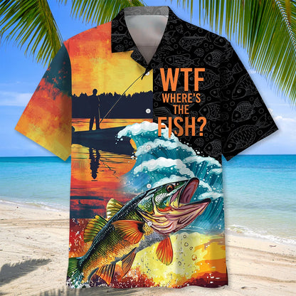 Fishing Wtf Where S the Fish Hawaiian Shirt