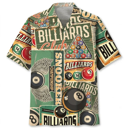 Flamingo Retro Palm Tree Hawaiian Shirt