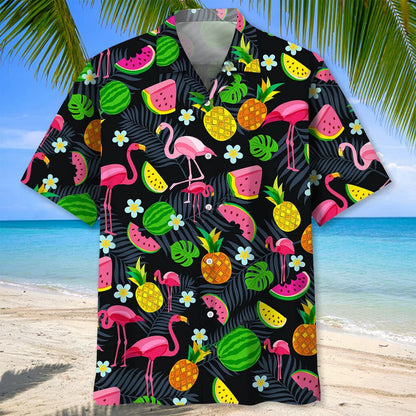 Flamingo Tropical Hawaiian Shirt