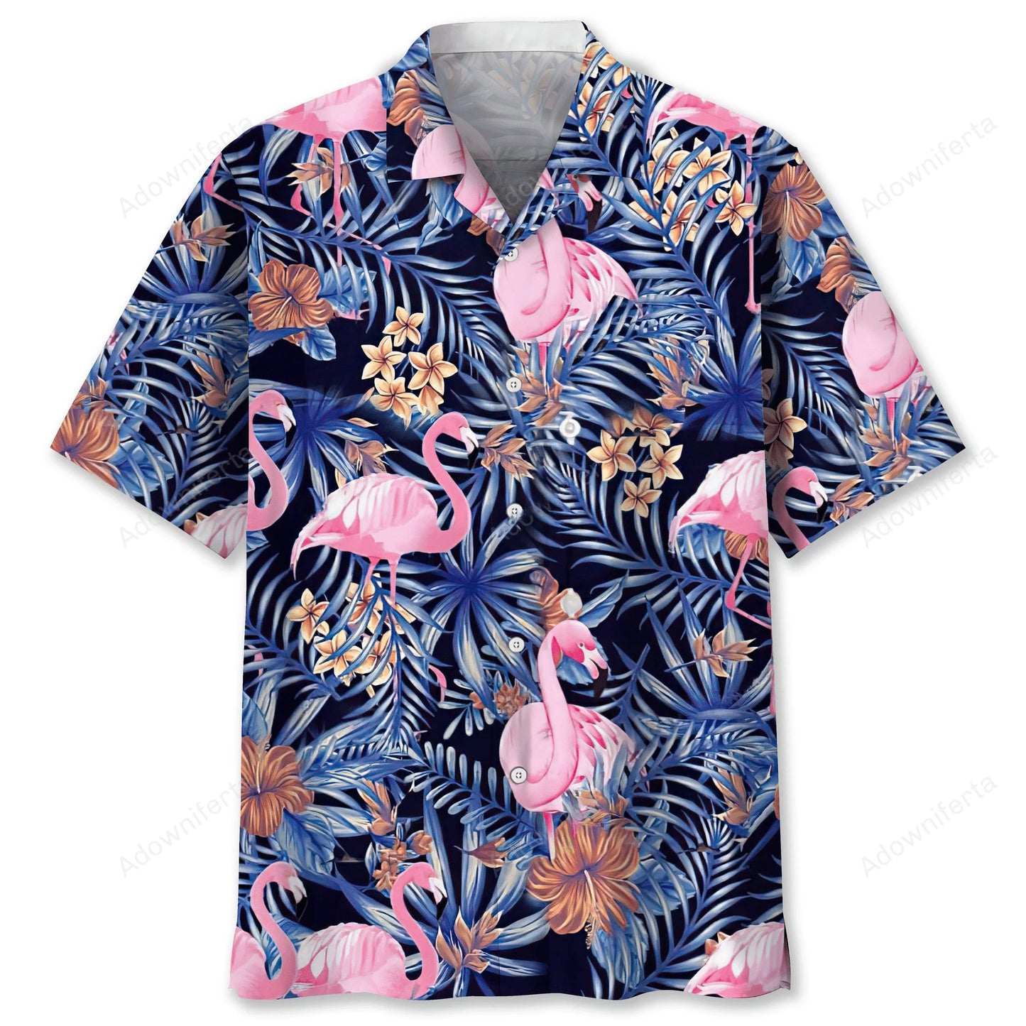 Flamingo Tropical Hawaiian Shirt