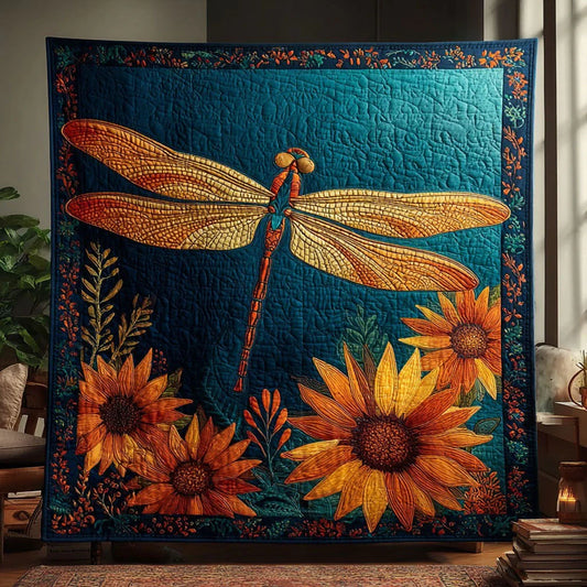Flight Into Sunshine Quilt Blanket