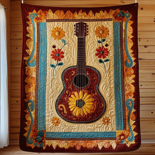Floral Melody Quilt Blanket