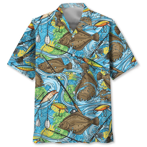 Flounder Master Hawaiian Shirt