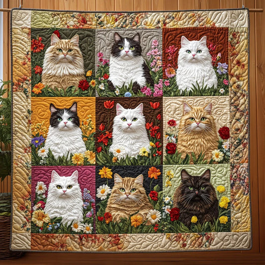 Flower Charm Quilt Blanket