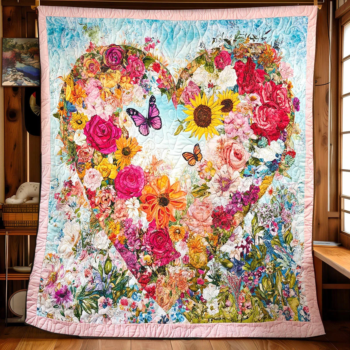 Flower Dream Quilt Blanket