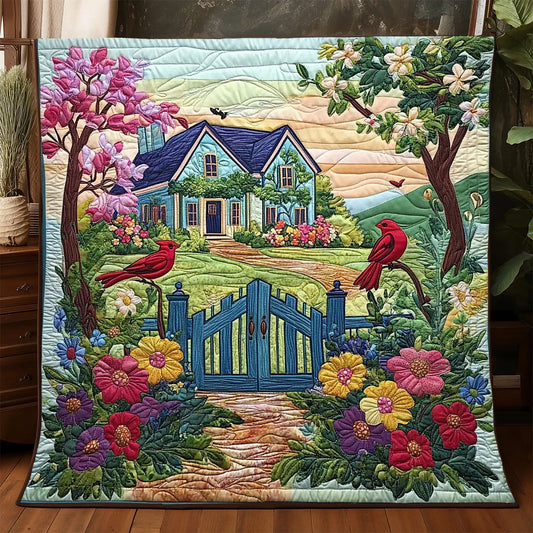 Flower Farmhouse Quilt Blanket