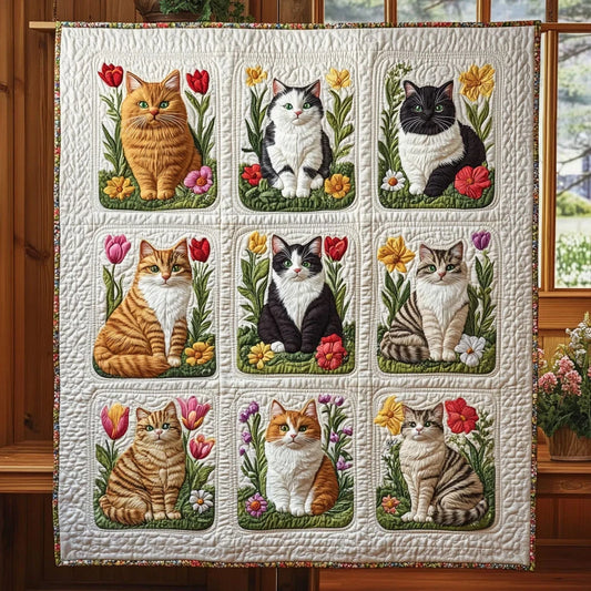 Flower Friends Quilt Blanket