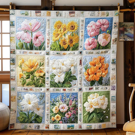 Flower Garden Quilt Blanket