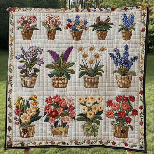 Flower Quilt Blanket