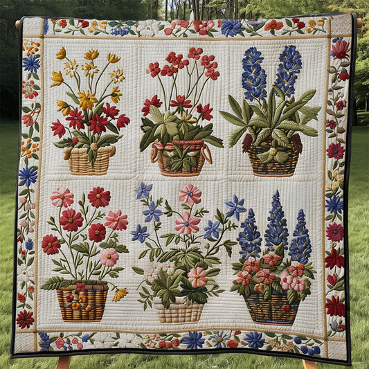 Flower Quilt Blanket