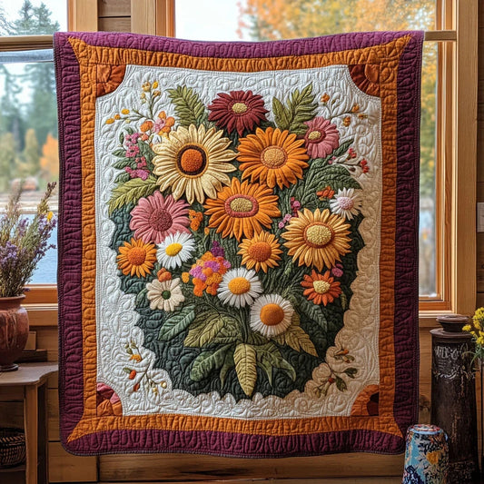 Flower Wonder Quilt Blanket