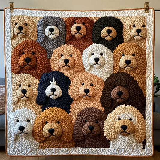 Fluff And Fuzz Quilt Blanket