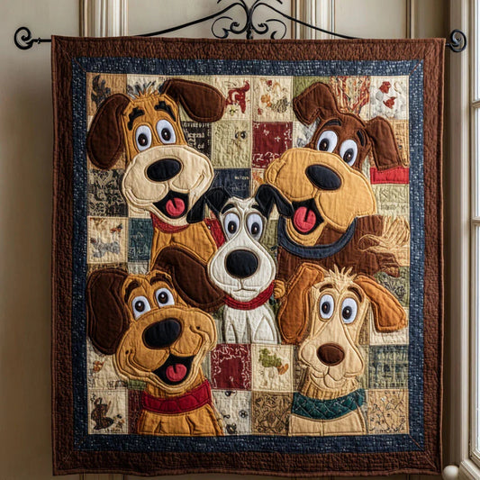 Fluffy Buddy Quilt Blanket - Quilted Blanket by OtterMia