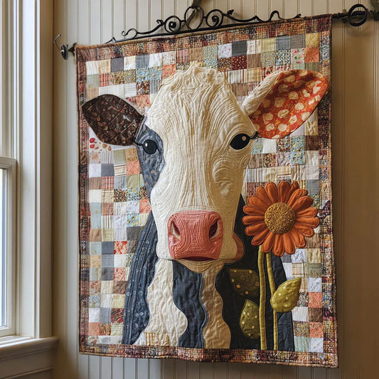 Fluffy Cow Quilt Blanket - Quilted Blanket by OtterMia