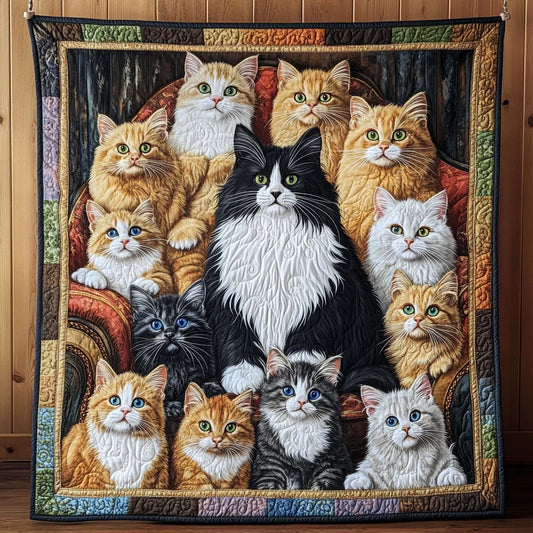 Fluffy Family Quilt Blanket
