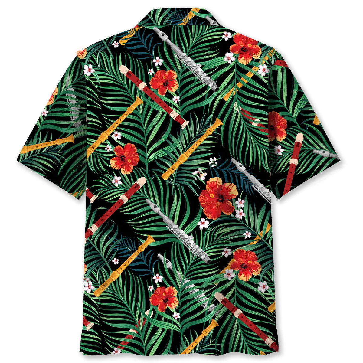 Flute Tropical Hawaiian Shirt
