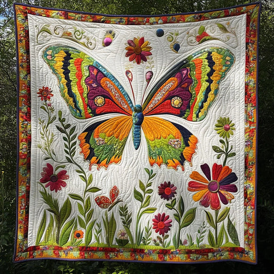 Flutter Bloom Quilt Blanket