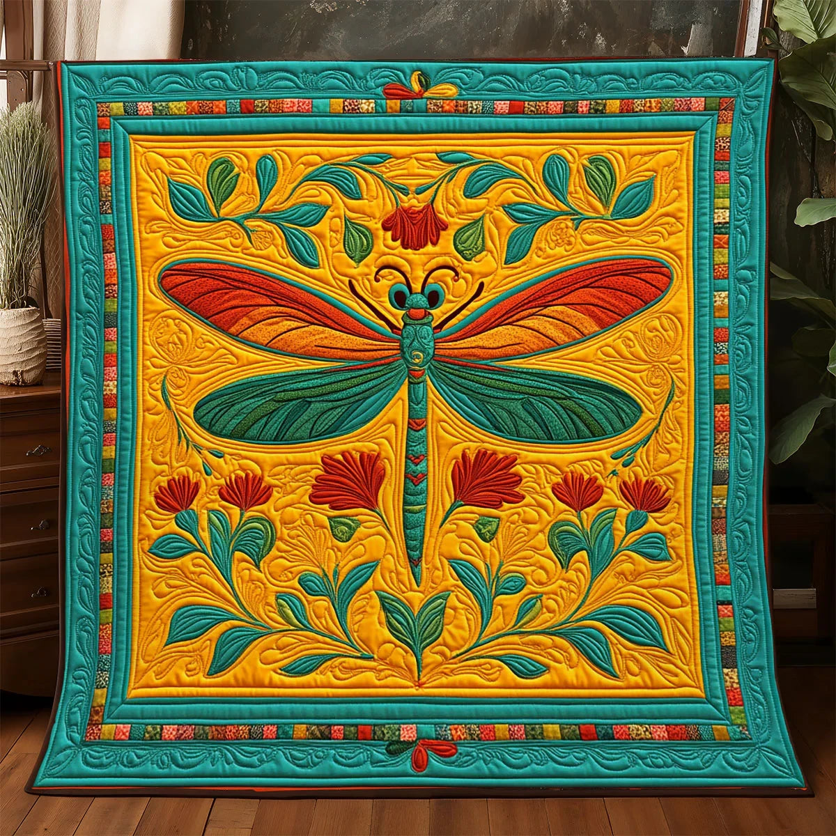 Folkart Wingdance Quilt Blanket