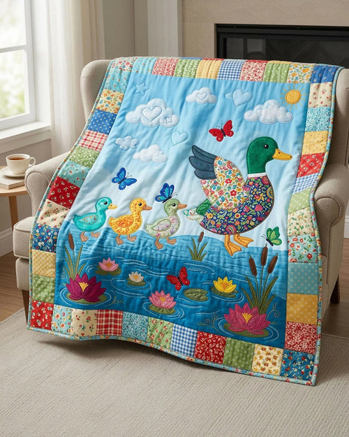 Follow Me Quilt Blanket - Quilted Blanket by OtterMia